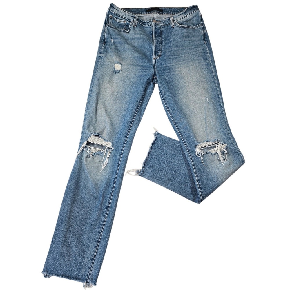 Joes Jeans The Runway Honor High Rise Vintage Straight Distressed Jeans Size 31